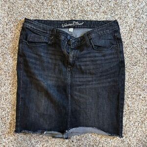 Universal Thread Women's Dark Denim Mini Skirt